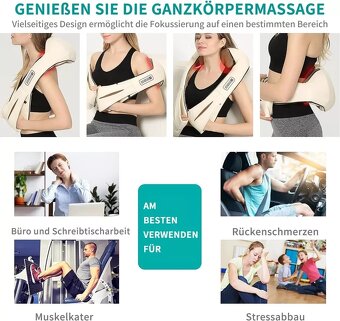 Masážní polštářek Nekteck Shiatsu - 2