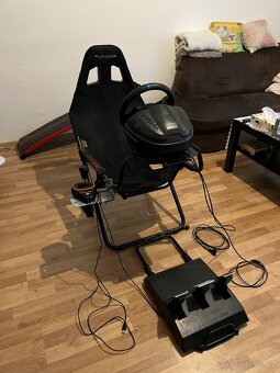 Thrustmaster T300 + playseat + Thrustmaster TH8S - 2