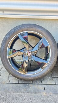 Alu kola 5x100 R17 Letni pneu 205/50/17 - 2