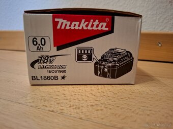 Baterie Makita 18V 6,0Ah BL1860B - 2
