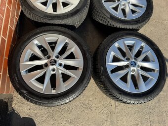 Alu 17" 5x112 , škoda " ROTARE " zimní 90% O4 ,TOP - 2