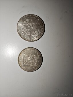 Stříbrné mince 20 a 10 Kčs - 2