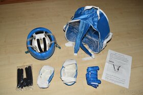 Set: nový batoh, cyklistická helma a chrániče - 2