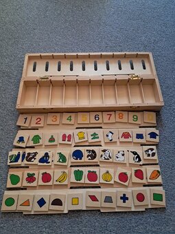 Nová didaktická dřevěná vkládačka - 2