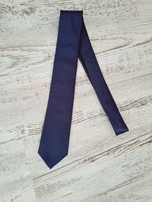 Pánská kravata tmavě fialová - 2