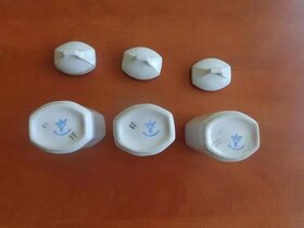 Prvorepublikový starožitný porcelán - dóza na koření NELKEN - 2
