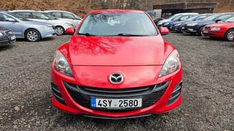 Mazda 3 1.6 77 kW 2010 116 tkm serviska vyhř.sedačky, klima - 2