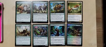 MTG Modro-červený deck ( 70 karet ) + 8 vzácnějších karet - 2