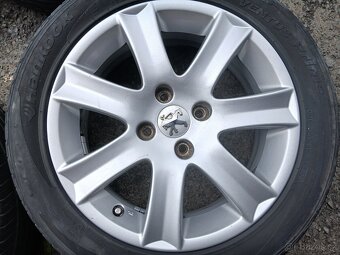 Prodám sadu Orig ALU kol Peugeot 195/55R16 letní - 2