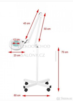 Kosmetická lampa s lupou - 2