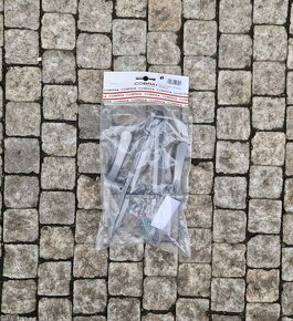 Dveřní štítové kování Cobra Laura PZ 72, šedé - 2