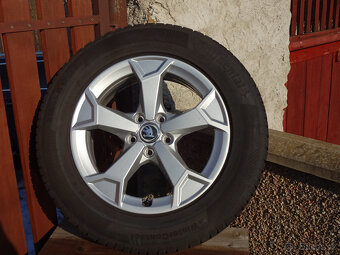 Kodiaq + Tiguan - zánovní zimní alu kola 17" 5x112 ET38 - 2