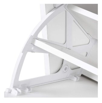 Bílá předsíňová stěna + zrcadlo nepoužitá - 2