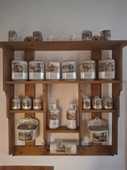 Porcelánová souprava s poličkou - 2