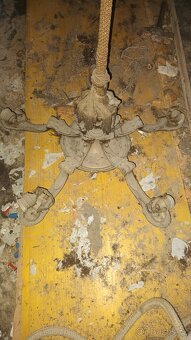 Starý Mosazný lustr - 2