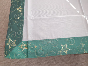 Vánoční ubrusy, zcela nové 4ks, velká sleva - 2