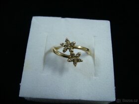 ZLATÝ  PRSTEN-14K - 2