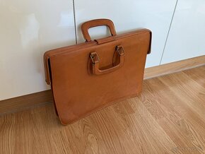 Kožená aktovka 80. léta - 2