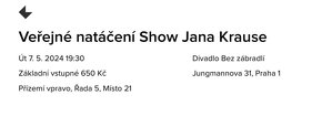 Show Jana Krause 7.5.2024 - 2
