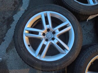 ALU disky Audi 5x112 R19 se zimními pneu 235/55 R19 - 2