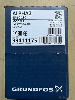 Čerpadlo Grundfos Alpha2 25-60 - 2