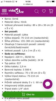 foto studio, foto plátna , foto světla, - 2
