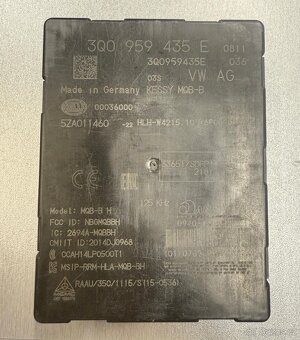VW Tiguan jednotka modul keyless 3Q0959435E - 2