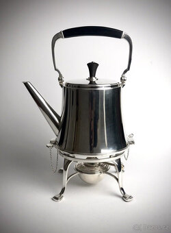 Elegantní masivní stříbrný čajovník Tiffany & Co samovar 200 - 2