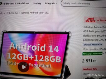 Tablet Relndoo nový - 2