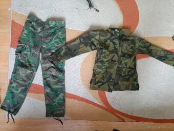 Dětské maskáčové kalhoty a bunda - 2