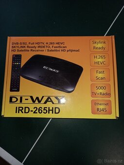 satelitní přijímač DI-Way IRD-265HD + parabola - 2