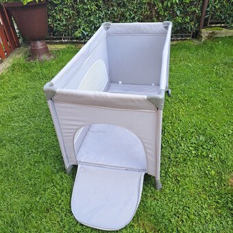 Cestovní postýlka ZOPA Lely Silver Grey - 2