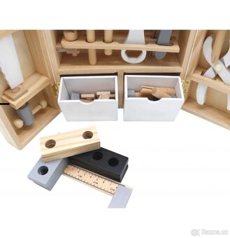 Dřevěná sada nářadí pro děti – NOVÁ, ideální jako dárek 🎁 - 2