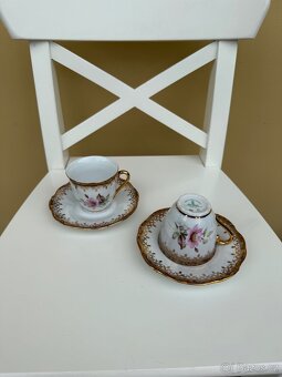 Sada dvou šálků s podšálky - 2