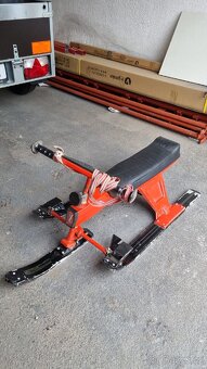 Kovové retro ruské saně - 2