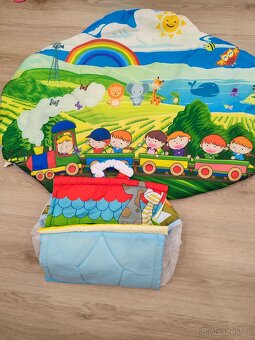 Dětská hrací deka Lionelo s domečkem na míčky - 2