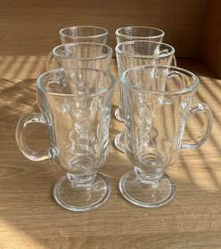 Sada 6 kusů retro skleněných hrnečků - 2