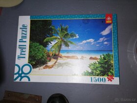 Puzzle 1500 + nafukovací podložka/ válec - 2