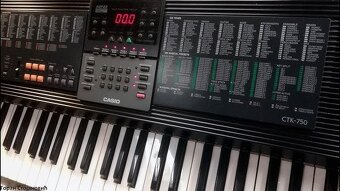 CASIO ctk 750- dynamika úhozu - 2