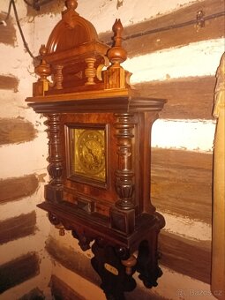 Starožitné hodiny typu mlynářky od firmy Kienzle. - 2