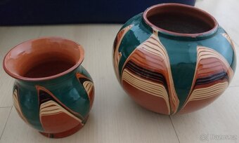 Keramický džbán na pivo, vázy - bulharská keramika. - 2