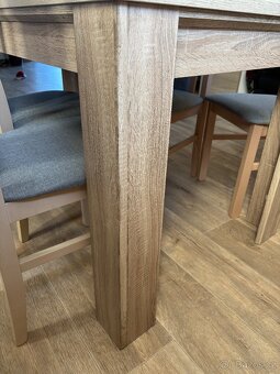 Jídelní stůl dub sonoma 160x80 - 2