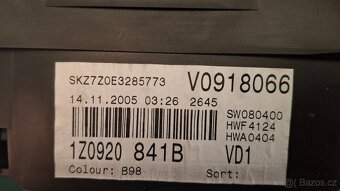 Škoda Octavia 2 - VDO benzín budíky MAXIDOT + PIN - 2