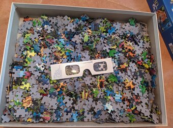 3D puzzle s brýlemi - 2