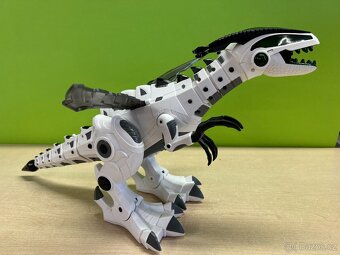 INTERAKTIVNÍ DINOSAURUS bílo-černý - 2