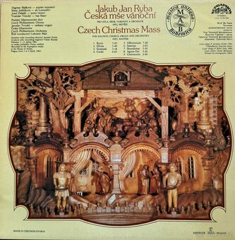 LP - Česká mše vánoční - Jakub Jan Ryba - 2