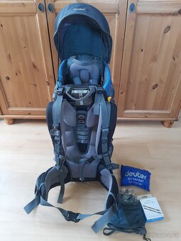 Krosna,nosítko Deuter Comfort II,stříška,pláštěnka,stupačky - 2
