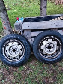Daruji originál disky Audi 80,100 + zimní pneu - 2