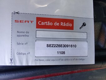 Originální autorádio Seat Leon - 2