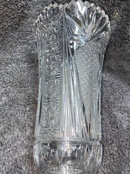 Broušená váza 30cm - 2